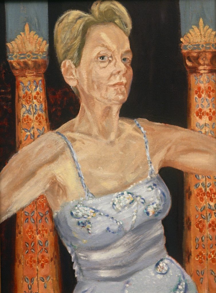 Indian Self Portrait | Work | Barbara Feldberg | NYC Artist, Oil ...